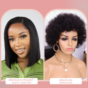 Any 2 Brazilian Wigs for R2000