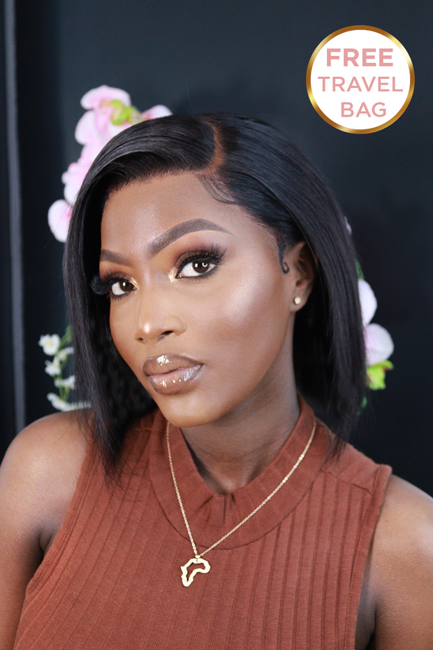 Women's Month Special 1 - Lace Frontal Straight 10" + Travel Bag
