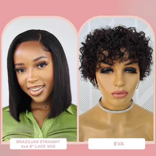 Any 2 Brazilian Wigs for R2000