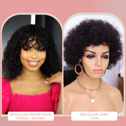 Any 2 Brazilian Wigs for R2000