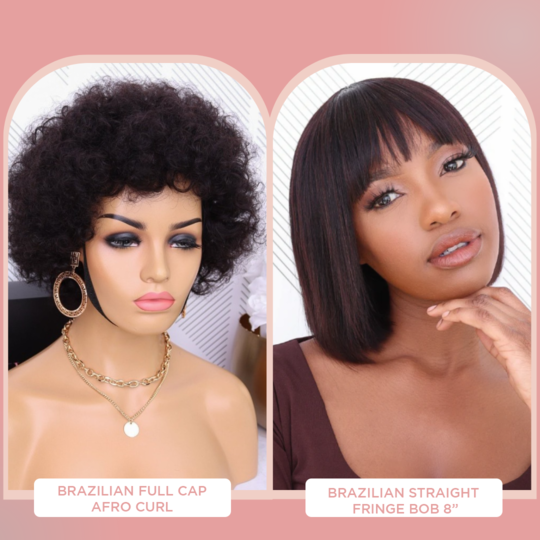Any 2 Brazilian Wigs for R2000