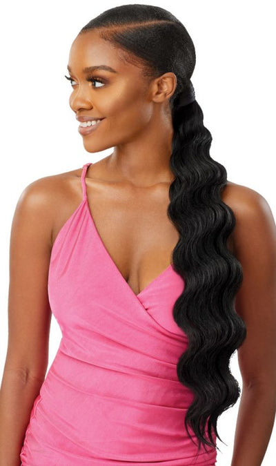 Outre Wrap Around Ponytail - Finger Wave 24"