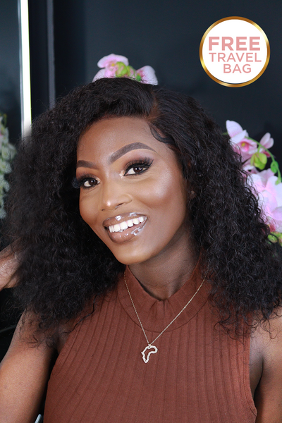 Women's Month Special 2 - Lace Frontal  Water Wave 16" + Travel Bag